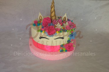 Torta Unicornio Floral